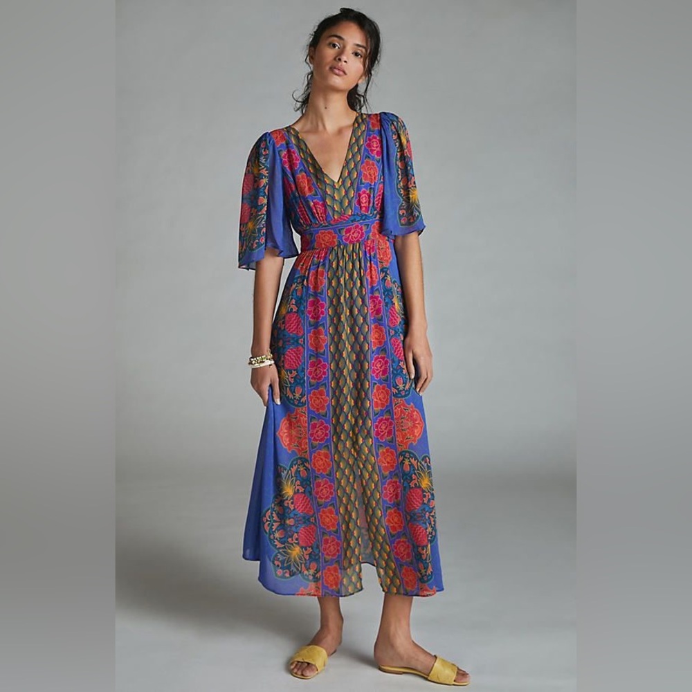 Farm Rio Rosita Maxi Dress 🍍🌺